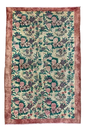Turkish Isparta Rug, 1960s