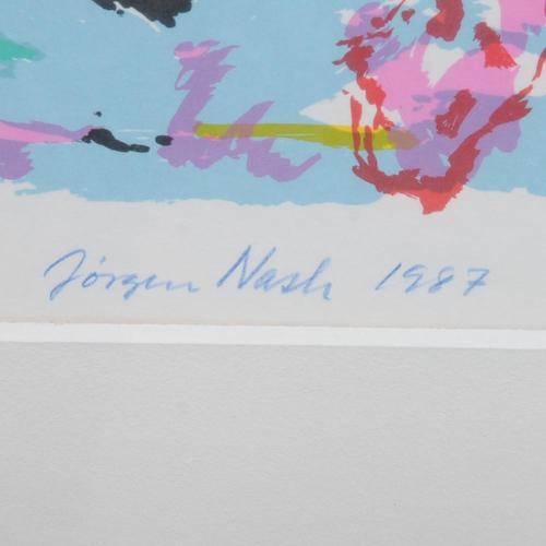 Jørgen Nash, The Heiku Poet, Lithograph For Sale - Image 4 of 6