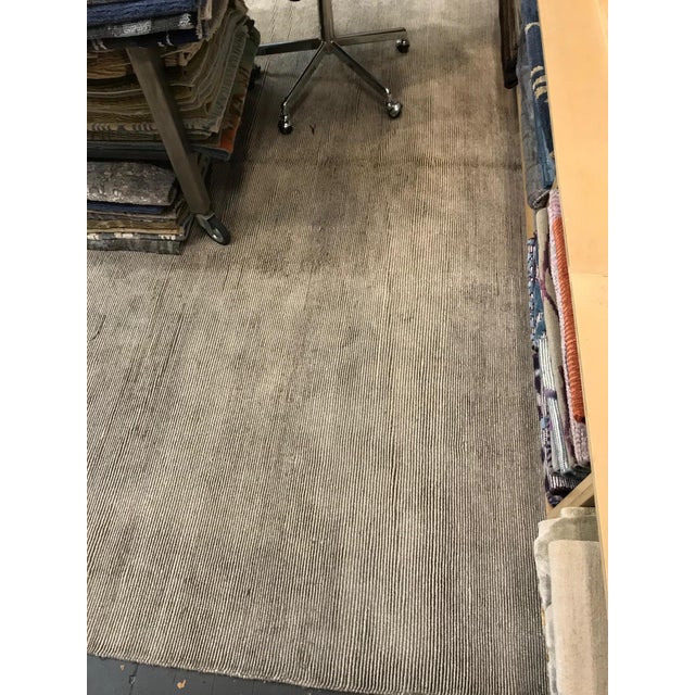 Modern Modern Taupe Rug in Wool and Silk by Doris Leslie Blau For Sale - Image 3 of 5