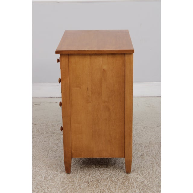 Traditional Ethan Allen Maple Country Colors Nightstand For Sale - Image 3 of 12