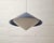 Kuli Blue and White Hanging Lamp by Svea Winkler for Orno, Finland, 1960s For Sale - Image 6 of 9