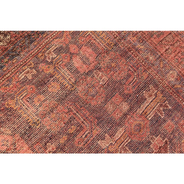 Antique Persian Bidjar Rug With Intricate Tribal Motifs and Rich Blue 4'4 X 7'2 For Sale - Image 12 of 12