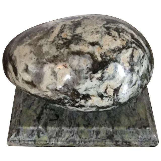 19th Century Grand Tour Specimen Marble Egg Paperweight For Sale - Image 10 of 10