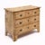 Antique chest of drawers from France made of solid wood construction. This piece has three dovetailed drawers, all with...