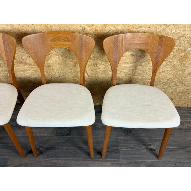 1960s Oak Model Peter Dining Chairs by Koefoeds Hornslet, 1960s, Set of 4 For Sale - Image 5 of 18