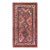 1880s Red Diamond Tribal Antique Caucasian Kazak Rug 4' 4'' X 8' 0'' Knotted Wool Carpet For Sale