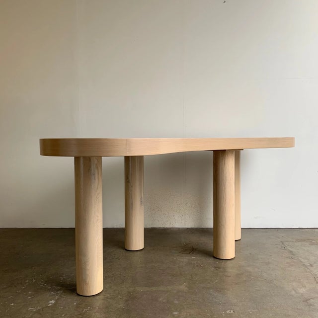 Curvas Desk in a Bleached Finish For Sale - Image 10 of 18