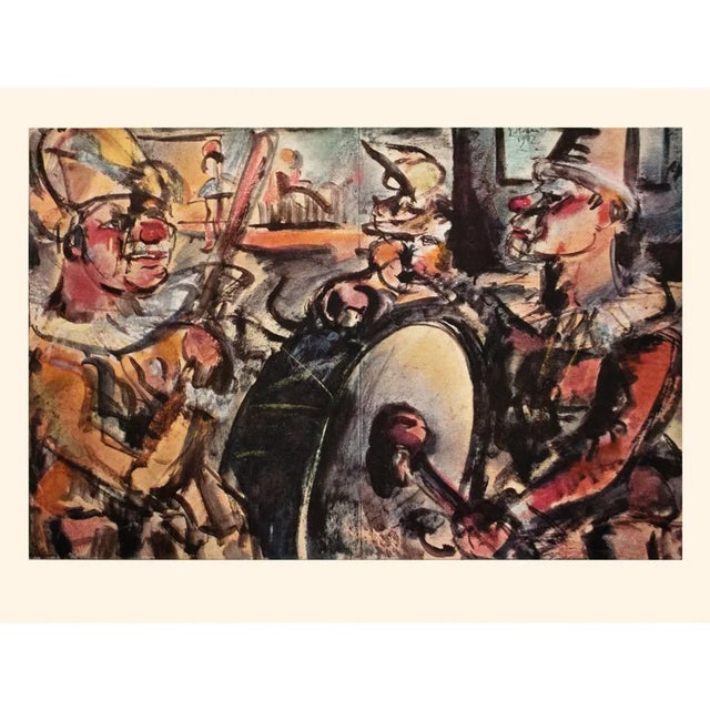 1950s After Georges Rouault, First Edition Period Lithograph "Parade" For Sale