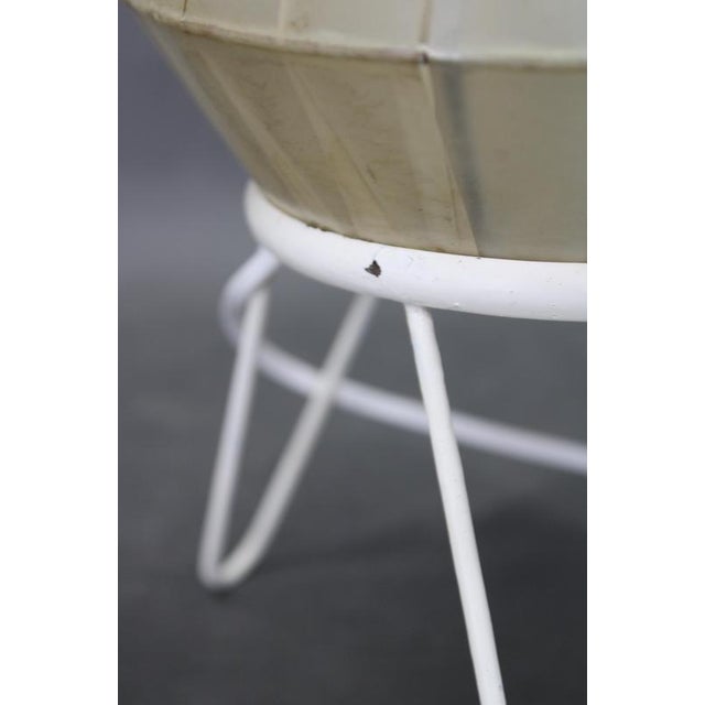 Mid-Century Table Lamp with Plastic Shade, Czechoslovakia, 1960s For Sale - Image 9 of 12