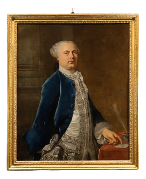 Follower of Jean-Baptiste Van Loo, Portrait of a French Gentleman, 1730, Oil on Canvas