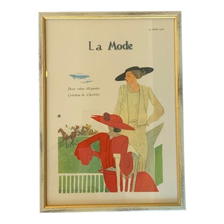 Chanel Vintage Ad Print - Framed For Sale