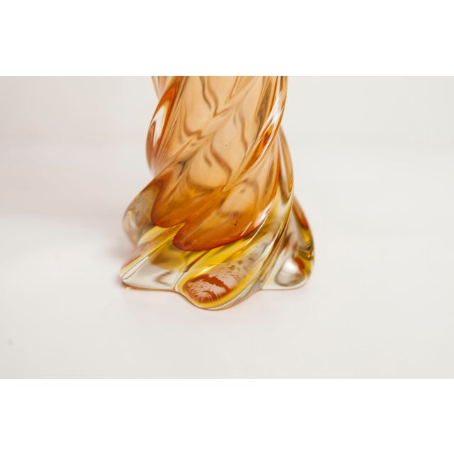 Orange and Red Murano Glass Vase from Fratelli Toso, 1960s For Sale - Image 6 of 15