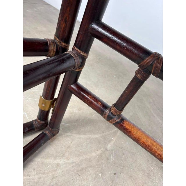 Bamboo Console Table by Lyda Levi for McGuire Production, 1970s For Sale - Image 10 of 14