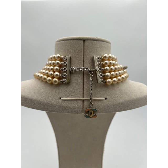 Chanel Multi-row Pearl Necklace 2005 For Sale - Image 11 of 11