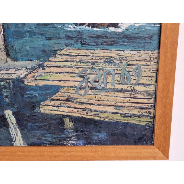 Harbor View, 1969, Acrylic on Canvas For Sale - Image 10 of 11