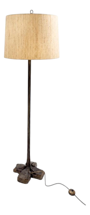 Bronze Floor Lamp attributed to Lothar Klute, 1970s