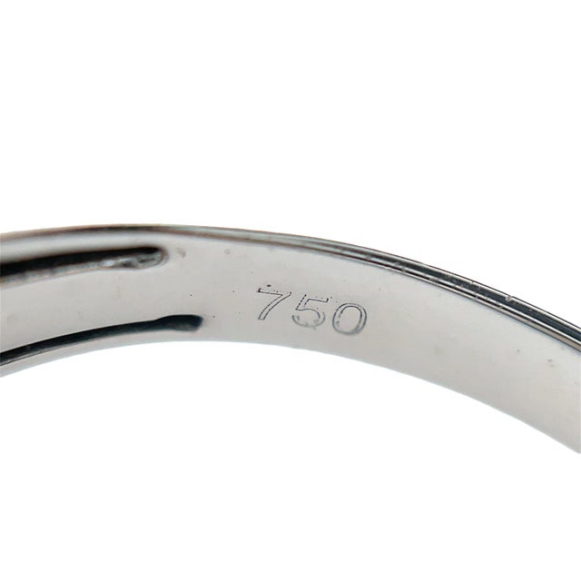 18k Gold 5.70 Carat Gfco Certified Aquamarine & Natural Diamond Ring, Size 6.75 For Sale - Image 11 of 12