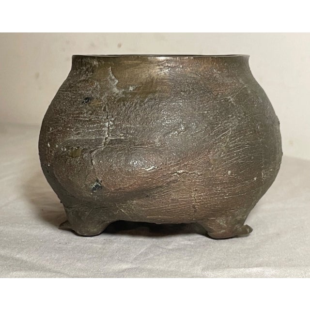 Antique 19th Century Solid Bronze Armadillo Figural Animal Bowl Sculpture Statue For Sale In New York - Image 6 of 14