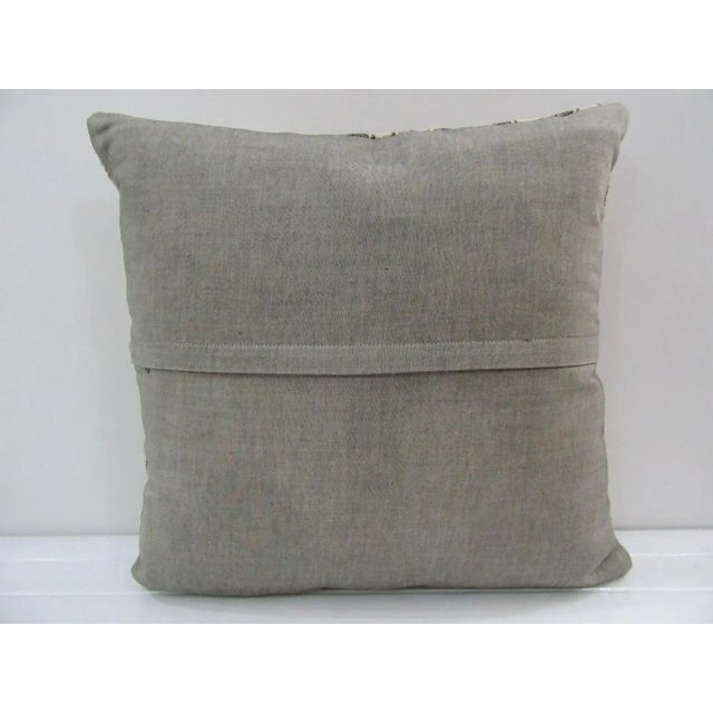 Rustic Handmade Patchwork Turkish Kilim Pillow Cover For Sale - Image 3 of 4