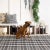 Contemporary Dash & Albert by Annie Selke Tattersall Black Indoor/Outdoor Rug, 2'6" x 8' For Sale - Image 3 of 6