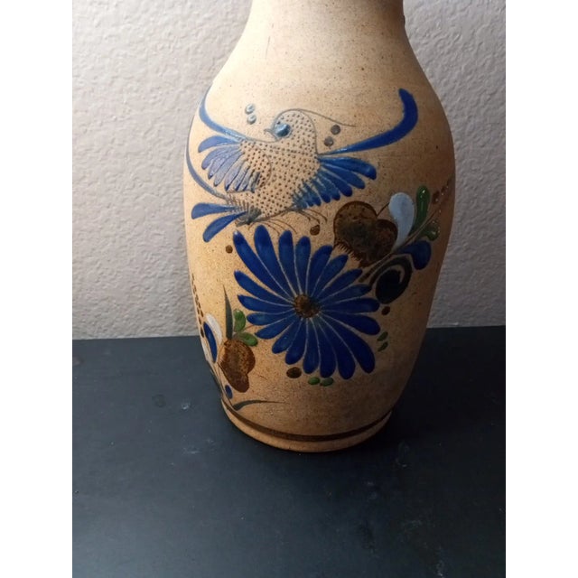1980s Signed Tonala Mexican Folk Art Unglazed Palace Vase For Sale In Dallas - Image 6 of 8