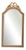 White and Gilt Wooden Mirror with Carved Bow Crest For Sale - Image 9 of 9