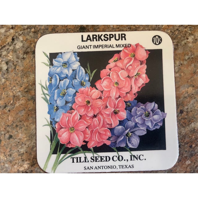 Pimpernel Floral 4 Coasters with Box 5 pcs For Sale - Image 9 of 9