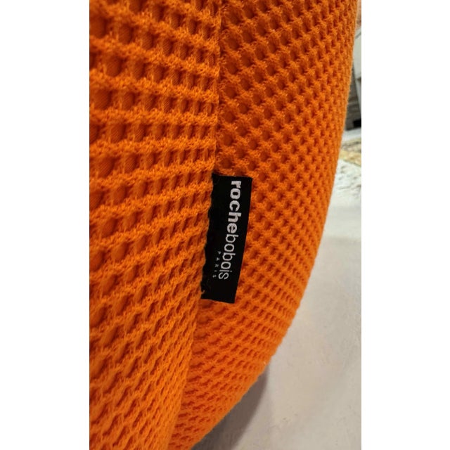 Orange Roche Bobois Bubble Pivoting Lounge Chair For Sale - Image 8 of 8