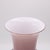 "Incamiciato" Italian Art glass vase by Tomaso Buzzi for Venini. Clear, white and purple. With original label. Signed:...