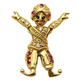 French Articulated Sultan Pendant For Sale