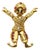 French Articulated Sultan Pendant For Sale