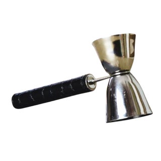 Vintage European Croc Cocktail Bar & Double Jigger For Sale