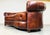 1990s Henredon Chesterfield Crescent Sofa, Brown Leather, Tufted For Sale - Image 9 of 9
