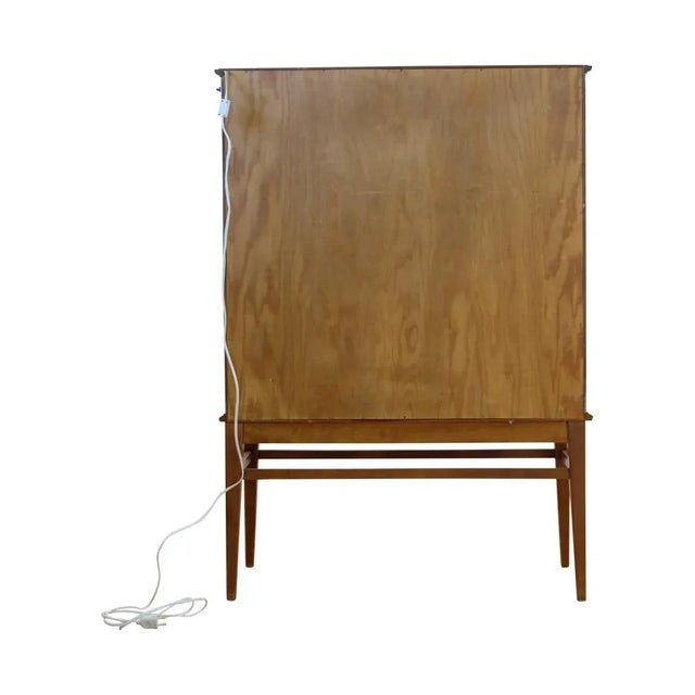 Cream 1950s Gustavian Style Drinks Cabinet For Sale - Image 8 of 8