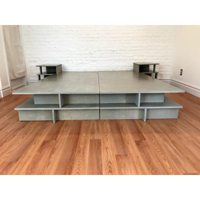 Modern Donald Judd Inspired Platform Bed Chairish