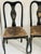 Gorgeous Mackenzie Childs Style 4 Chairs Black Lacquer TigerBrocade For Sale - Image 11 of 11