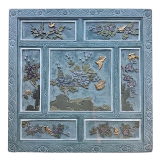 Vintage Mid Century Painted Chinoiserie Style Coffee Table For Sale