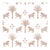 Sample - Schumacher Tiger Palm Silhouette Wallcovering In Mediterranean Spice For Sale