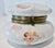 1970s Antique Victoria Austria Vanity Powder Trinket Box Cherubs Hinged 4.25" Vintag For Sale - Image 5 of 5