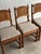 Brown Antique English Oak Dining Chairs, Set of Four For Sale - Image 8 of 18