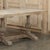 Grand Italian Rustic Trestle Table in Stripped Oak For Sale - Image 15 of 18