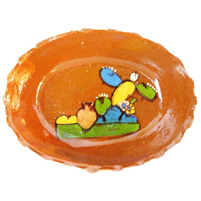Mexican Midcentury Mexican Folk Art Redware Serving Bowls, Set of 3 For Sale - Image 3 of 6