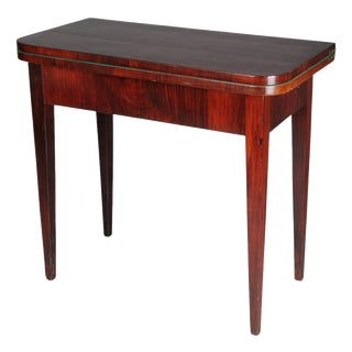 English Console Table in Mahogany For Sale