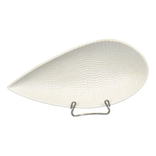 White Dish by Stig Linderberg for Gustavberg, 1960s For Sale - Image 8 of 8