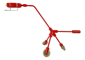 Red Dog Kila Table Lamp on Wheels by Harry Allen for Ikea, 2000s