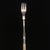 19th Century 19th Century British Silver and Bone Pickle Fork or Hors d'Oeuvres Fork For Sale - Image 5 of 8
