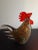 1980s 1980s Multicolor Speckled Art Glass Rooster Figurine For Sale - Image 5 of 8