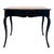 Antique Black French Louis XV Lacquered Desk Table For Sale