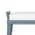 David Francis Small Malacca Bench - Regatta Blue For Sale - Image 4 of 8