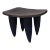 Lg African Senufo Stool / Table I Coast 26" W For Sale